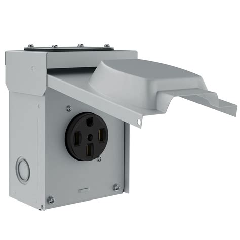 junction box 50 amp plastic|50 amp outdoor breaker box.